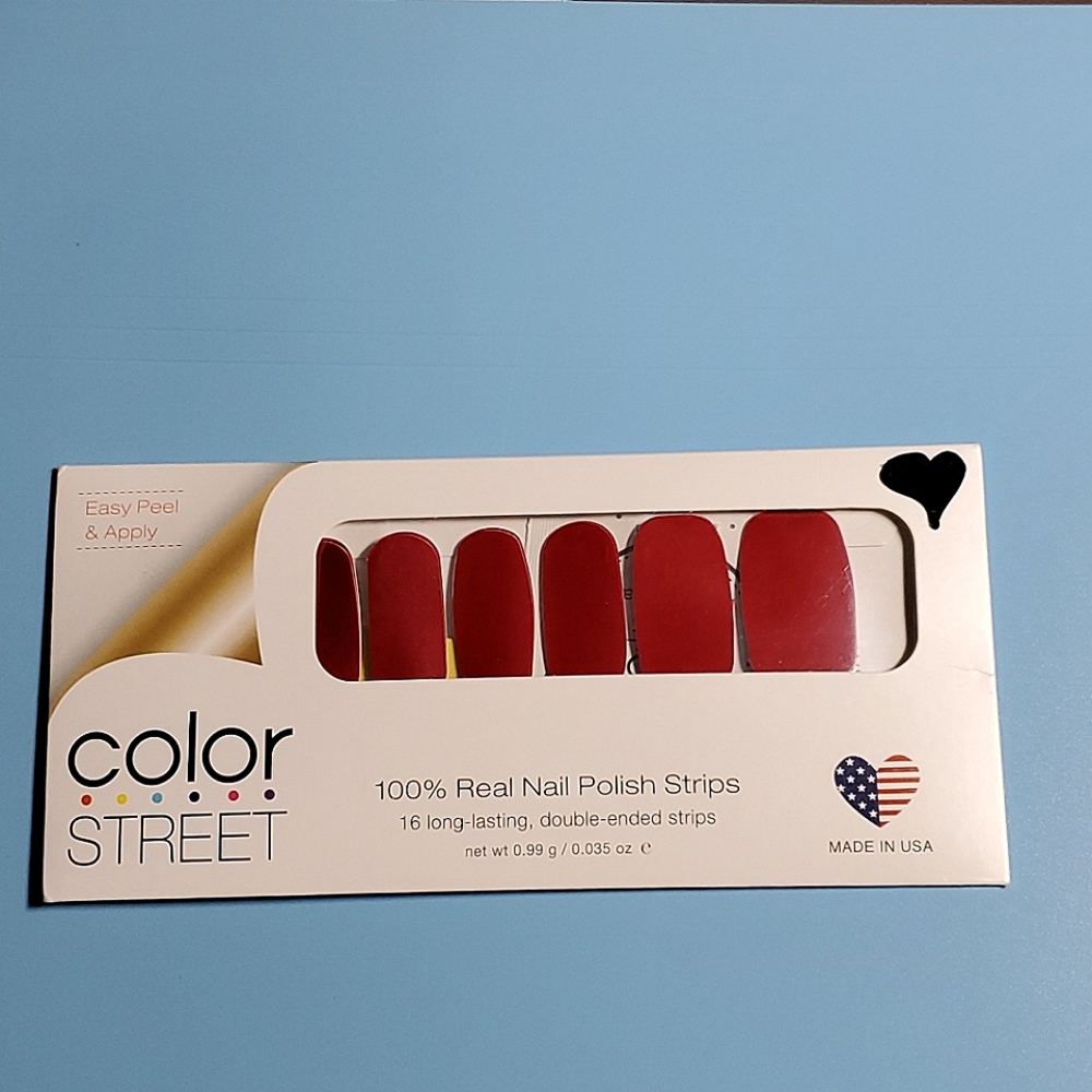 COLOR STREET NAIL POLISH "Beijing Beauty" Red